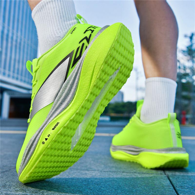 Feidian ultraleicht echte Explosions-Carbonplatte Dämpfung Sports Outdoor hoch elastisch bequem Laufschuhe Rennlaufschuhe