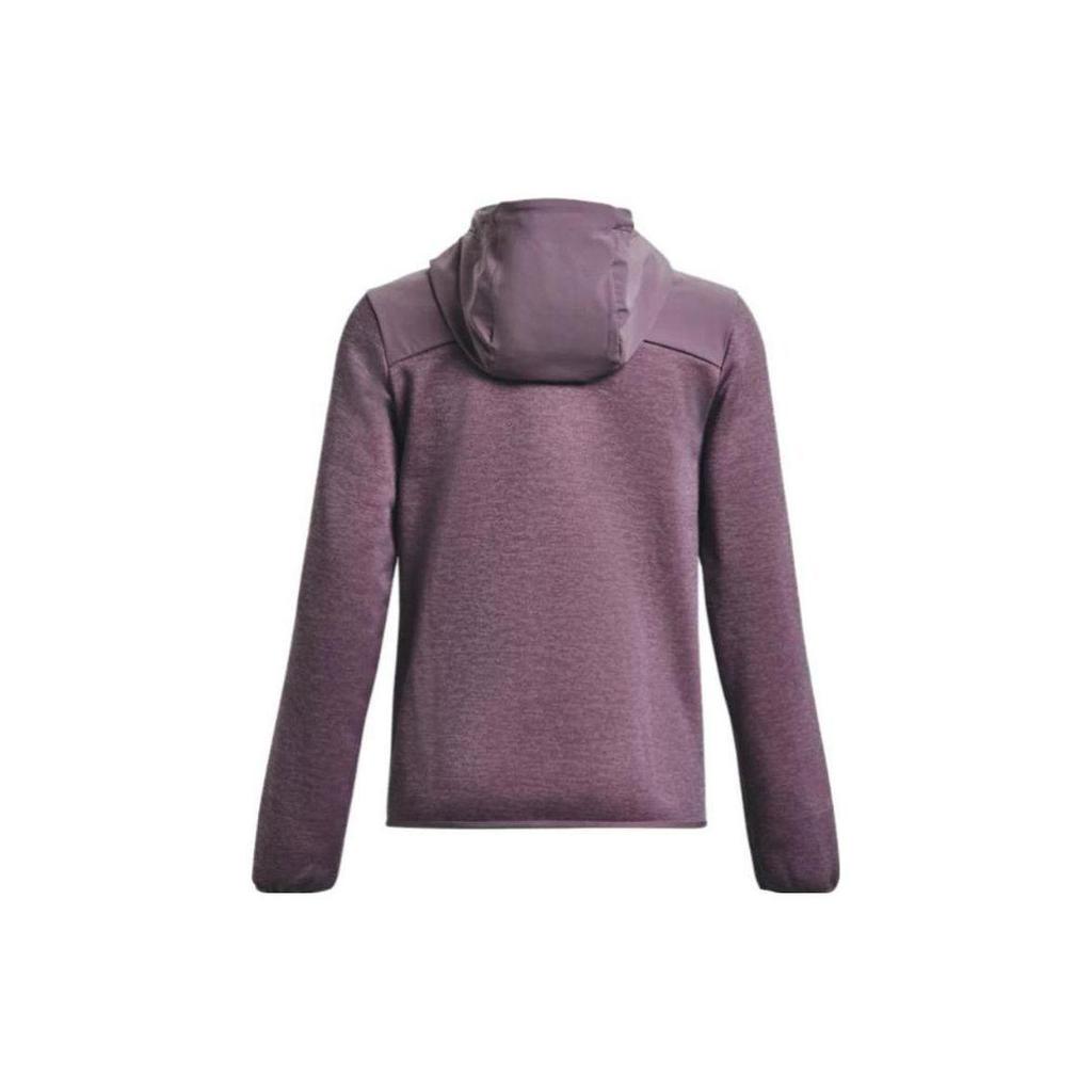 Under Armour Solid Color Hooded Zip-Up Jacket Women Purple 1378850-500