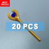 MOC Bricks 4cm Figure Sceptre Gem Rock Wand Stick Building Blocks 93252 30153 Assembled Particles Children's Toys