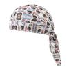 Fashion Accessory Paisley Print Hijab Caps Quick Dry Adjustable Pirate Hat Elastic Breathable Bandana Hat Outdoor Activities