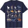 Animali del Mondo Animali Esotici Rari Maglietta Divertente Appassionati Custodi di Zoo e Amanti della Fauna Selvatica Top Y2k Regalo Originale