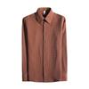High Quality Long Sleeve Shirt Men Autumn Winter Slim Fit Business Casual Waffle Shirts