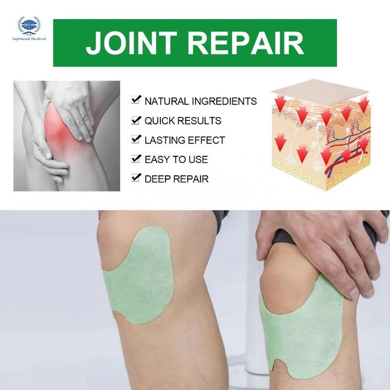 Knee Pain Relief Herbal Patch Plaster Muscle Aches Pain Relief Pain Joint Heel Neck Shoulder Back Waist Wrist Tendon Stiffness Feet Massage Care Relax