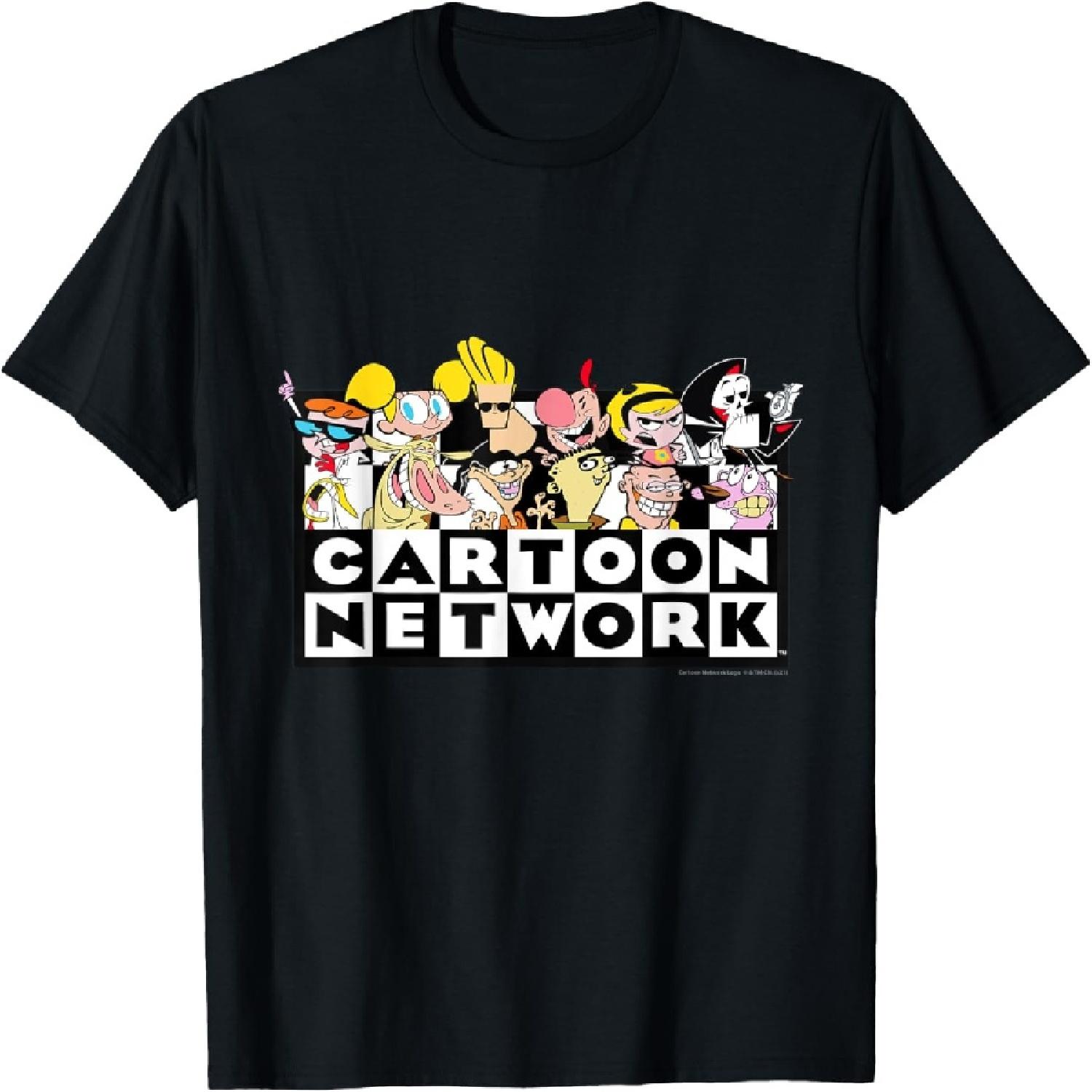 Cartoon Network logo with characters T-Shirt S