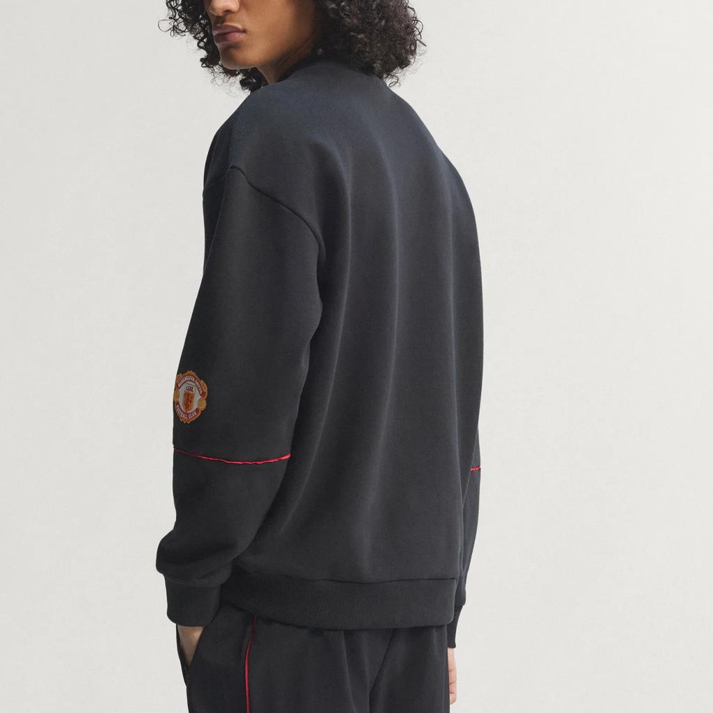 Adidas Originals Manchester United Sweat 90 Crew Neck Sports Pullover Long Sleeve Sweatshirt Men sweatshirt KC6383