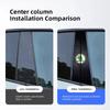 For Skoda Rapid Octavia Yeti Kodiaq Karoq Fabia Superb ZB36 VRS KAMIQ Scala Citigo Car B-pillar Decals Center Column Protective Film