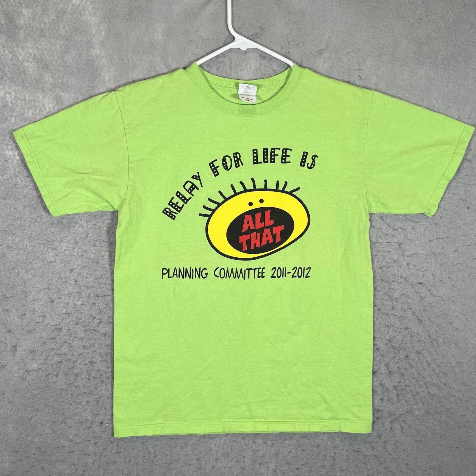 

A1 Relay For Life Is All That Saved By The Cure T Shirt Adult Medium Green Mens XL