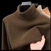 Men's Thickened 100% Pure Wool High-Neck Sweater