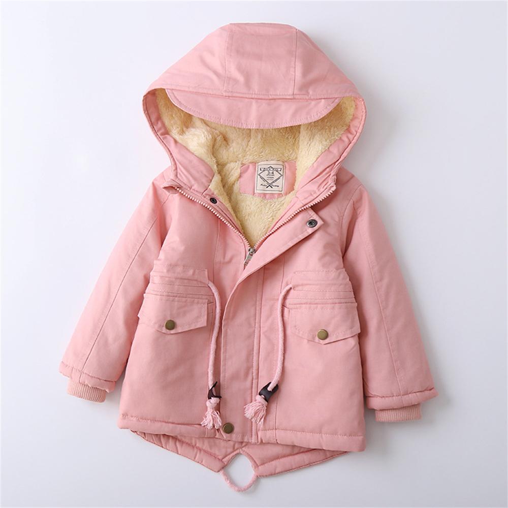 Children Winter Autumn Fleece Outdoor Jackets for Boys Girls Hooded Warm Kids Boy Outerwear Windbreaker Autumn Casual Baby Boy Coats Clothing