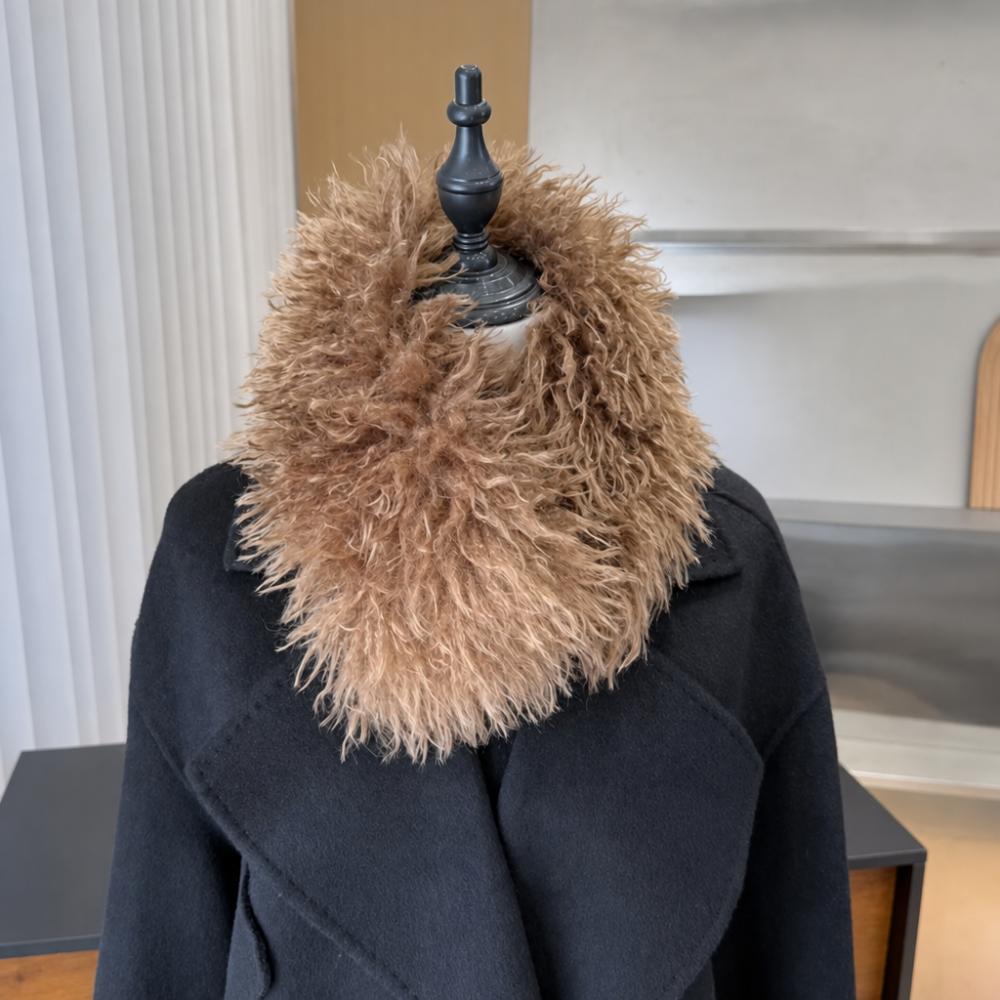 Magnetic Attraction Plush Scarf for Women Winter Warm Neck Warmer  for Outdoors