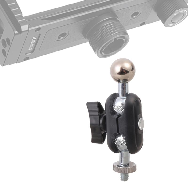 2Pcs 17.4mm Ball Head Connectors 1/4" 20 UNCs Thread for 360 Degree Rotation Camera Mounts For Smartphones and Tripods