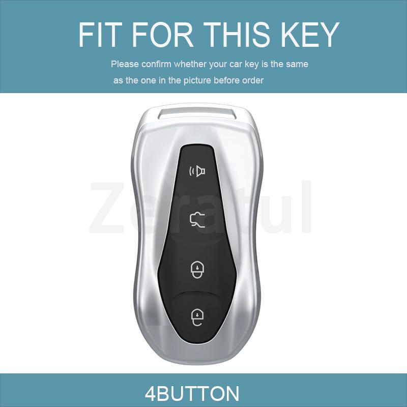 Auto Keyless Gold Edge Tpu Key Fob Case For Geely Atlas Pro Emgrand Gs X6 Suv Ec7 Boyue Tugella Azkarra Fy11 Cover Accessories
