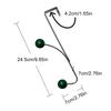 1 Pc Hook Behind The Door Cream Wind No Punching Required Originality Hook Iron Practical Cream Color Storage Coat  Hat Hook