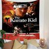 Tapisserie Karate Kid à Suspendre au Mur, Film Classique d'Arts Martiaux, Décor Mural pour Chambre à Coucher Salon Dortoir