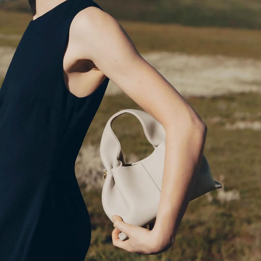 Fashionable Cloud Bag Luxurious French Genuine Leather Handbag Shoulder/Crossbody Women's Bag