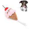 Pet Ice Cream Plush Toys Soft Stuffed Plush Toys Squeaky Chewing Toy for Puppies