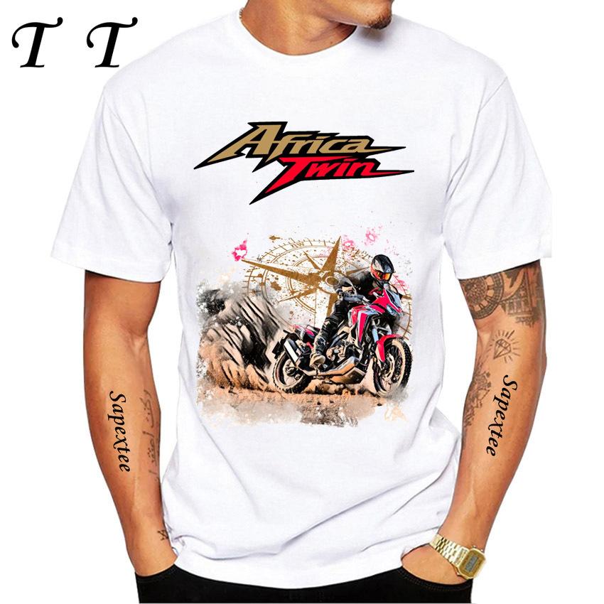 Japan Adventure Hon Africa Twin Crf 1000l Motorcycle T-Shirt New Men Tshirts Clothing Boy White Tops Moto Ride Sport Legend Tees