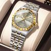 Top Brand Luxury Ultra-thin Men's Watch Diamond-encrusted Waterproof Luminous Quartz Watch