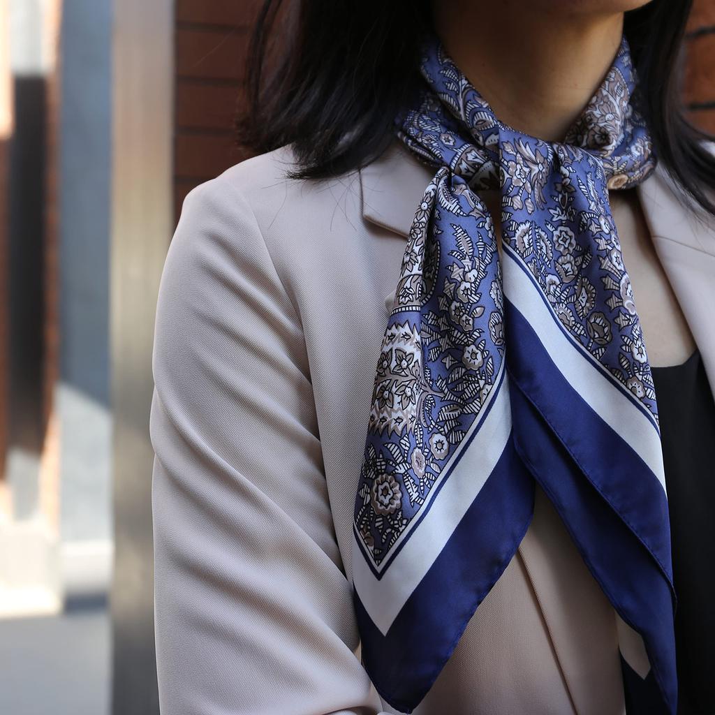 BRMM MIA Bag Hair Office Women's Silk-Like Scarf, 70x70cm, Neckerchief/Bandana, Casual, Square, Multifunctional, Accessory, Accessory, Spring/Summer,