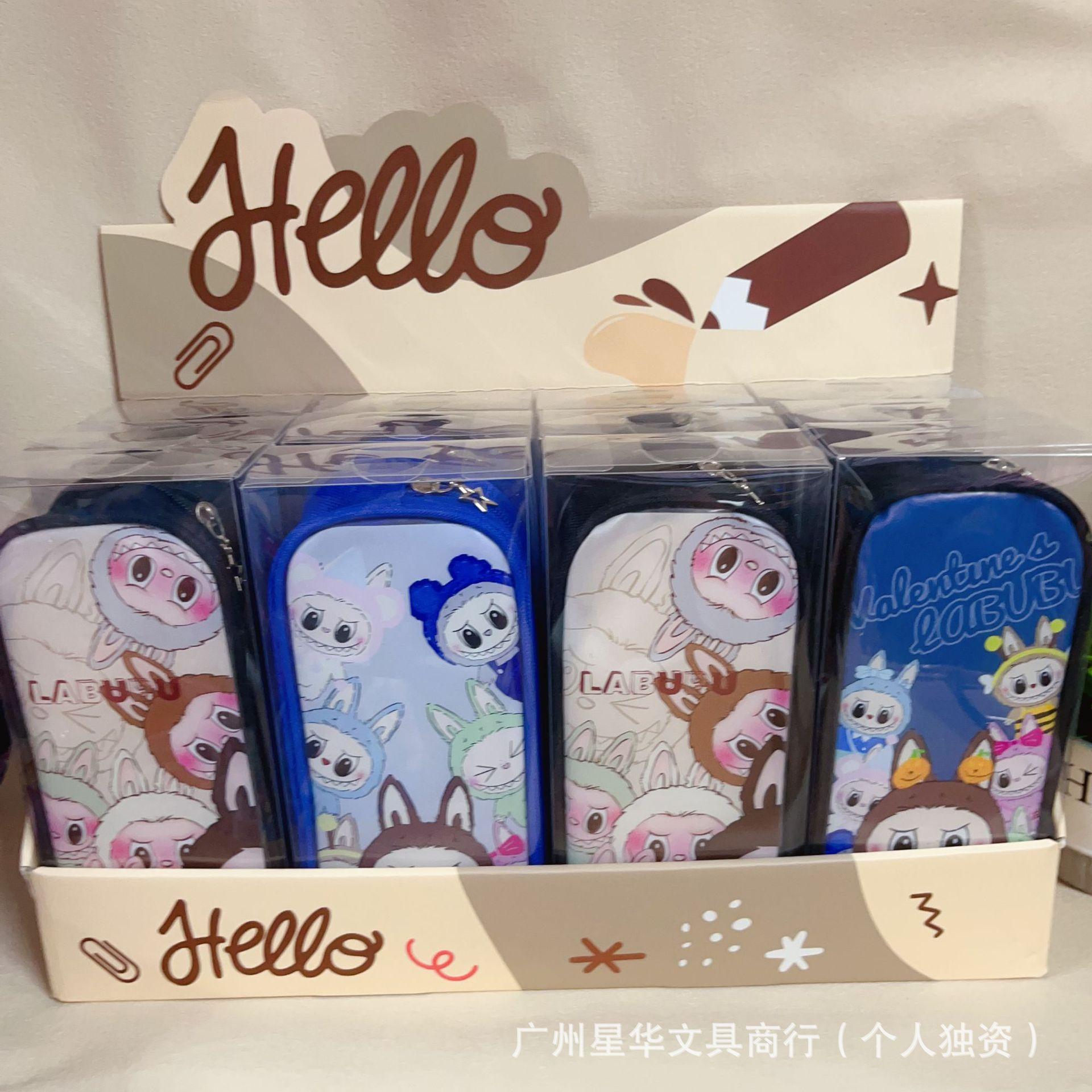 

Новый милый мультяшный пенал для карандашей для студентов, высокая ценность, большая вместимость, сумка для хранения канцелярских принадлежностей, пенал в стиле инс