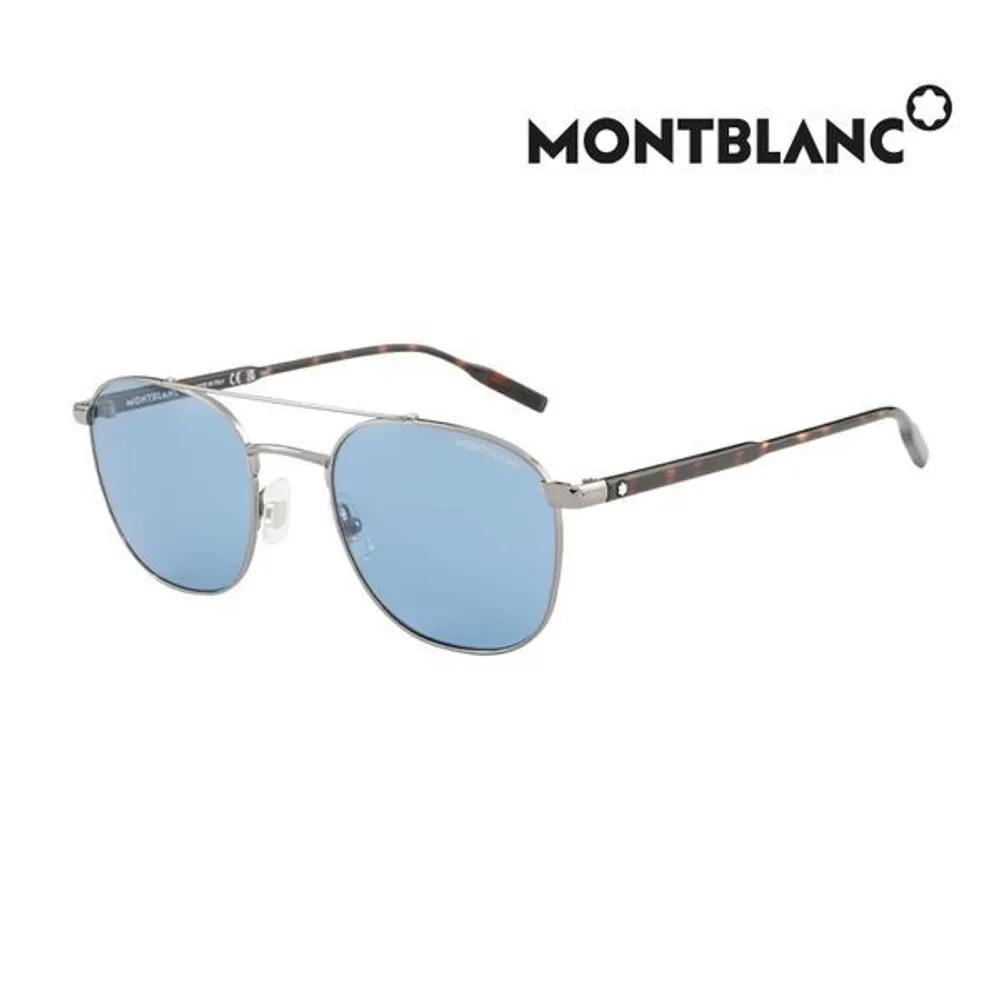 

Montblanc Sunglasses MB0114S 002 Round Metal UV Protection Women Men MB0114S 002_I [54]