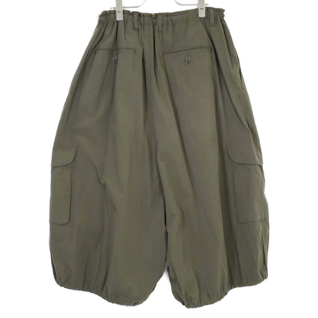 Y's YV-P01-026 Olive Balloon Silhouette Pants Bottoms 1 oliveUsed