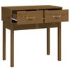 VidaXL Table console Marron miel 76,5x40x75 cm Bois massif de pin 821752