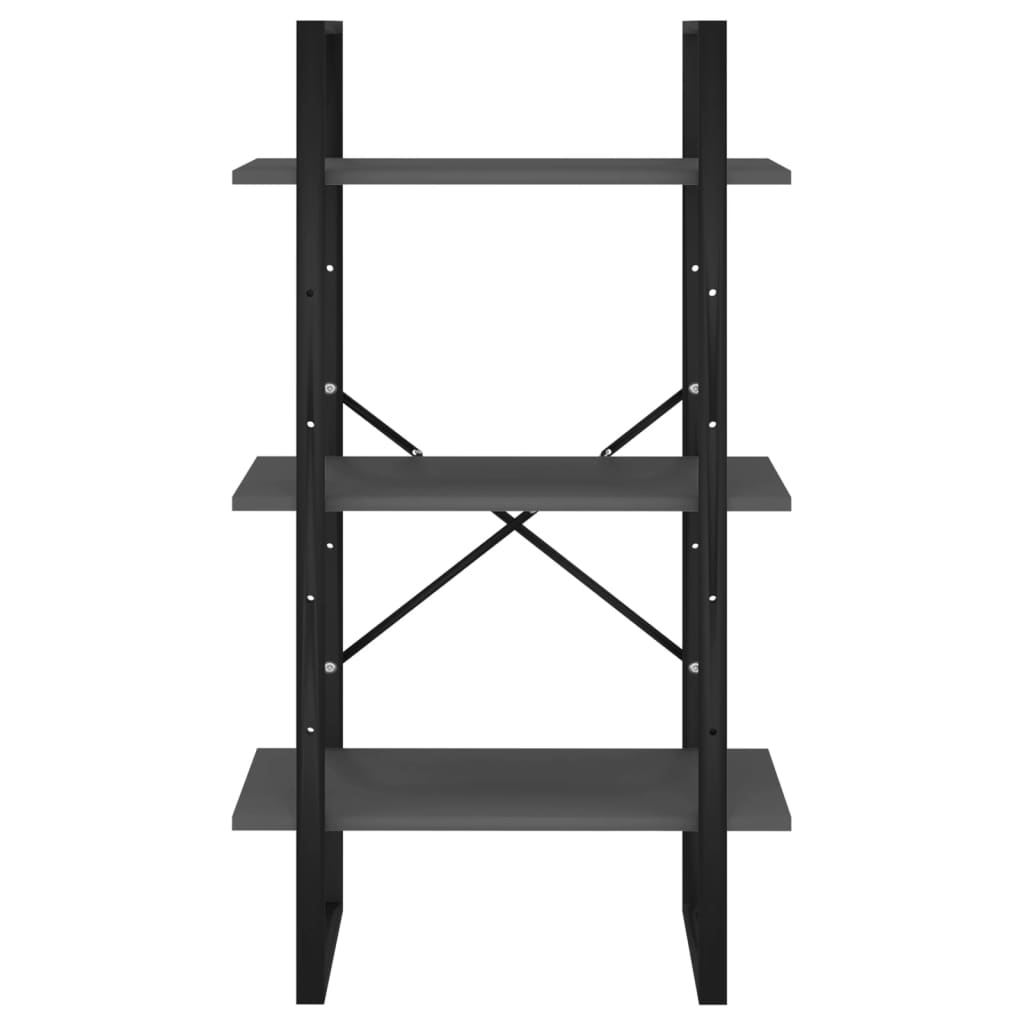 Storage Shelf Gray 60 x 30 x 105 cm Engineered Wood