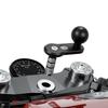Kewig Motorcycle Mount Fork Stem Base 1 Inch Ballhead GPS Navigation Holder for GoPro Insta360 One X2 Camera Phone Accessories
