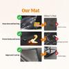 BBQ Grill Mat Thick Pad Oven Liners Baking Mats Double-Sided Fireproof Grill Pad Oil-Proof Waterproof BBQ Protector Mats