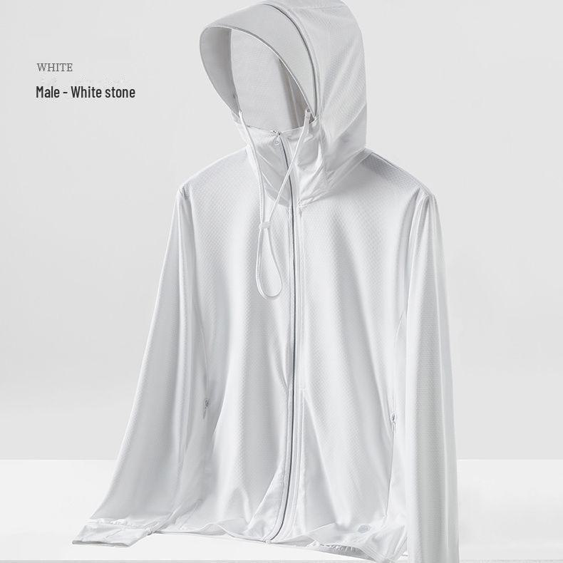 Unisex UPF50+ Ice Silk Sun Protection Jacket - Anti-UV, Lightweight, Breathable, Perfect for Fishing and Outdoor Activities