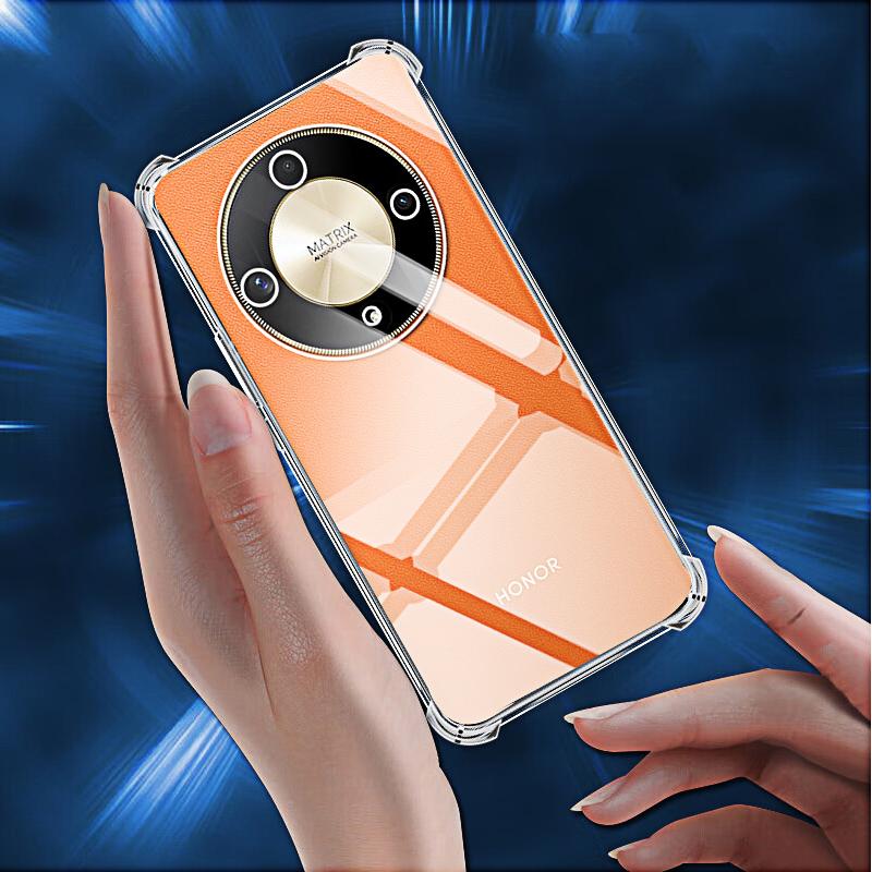 Transparent Phone Case for Honor Honor Magic6 Pro Magic 6 5 Lite Pro Soft TPU Silicon Gel Protective Camera Back Clera Cover