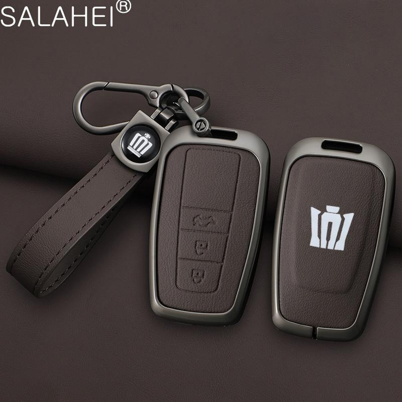 Zinc Alloy Car Key Case Cover Shell Holder For Toyota Corolla Prius RAV4 Crown Hilux Fortuner Camry Land Cruiser Prado CHR Altis