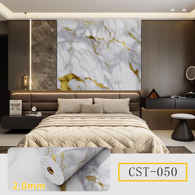 Roll-up Fliesenaufkleber Tapete Selbstklebend Wasserdichte Tapete Verdickter Marmor Verdickte Rolle Dekorative Wandaufkleber