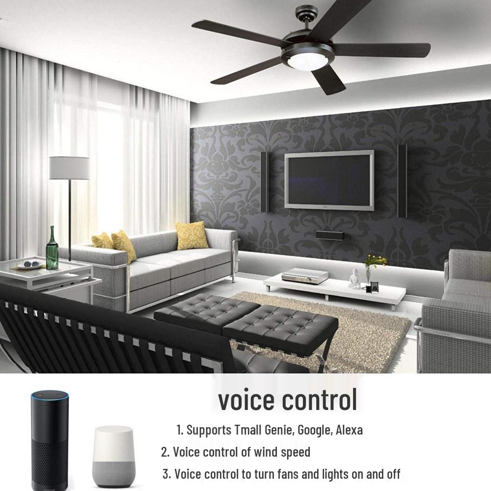 

Universal Fan Light Switch for Chandelier - Alexa Compatible, Ideal for Hotels & Living Rooms SFLC8839-03RF
