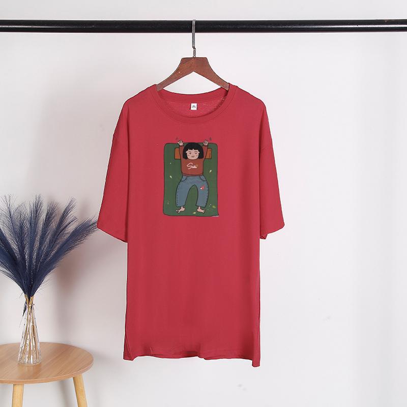 TWINFLAMES Kawaii Cartoon Print T Shirt Women Harajuku 90s Cute Women T-shirt Funny Streetwear Graphic Tops Female