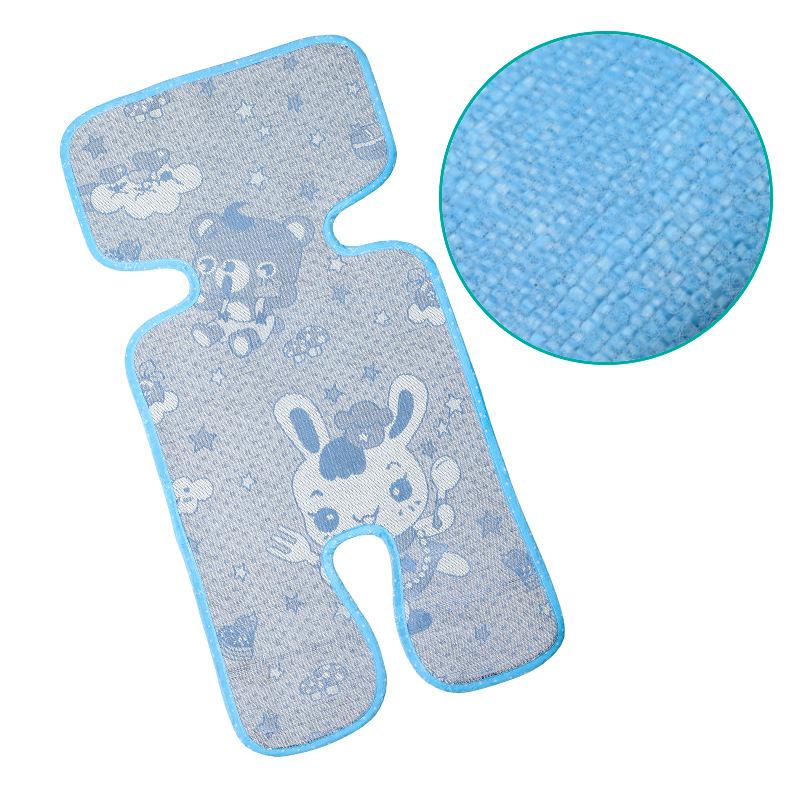 Baby Stroller Ice Silk Mattress Summer High View Umbrella Car Baby High Chair Breathable Cooling Cushion Mat Universal
