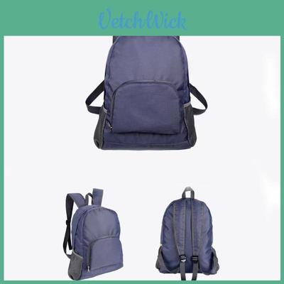 Casual Collapsible Backpack With Breathable Nylon Material For Leisure Trips