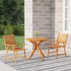 Day and Night - Day and Night Garden Dining Set 3 Pieces Solid Acacia Wood