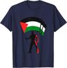 Palestine Free Palestine In Arabic Free Gaza Palestine Flag Unisex T-Shirt