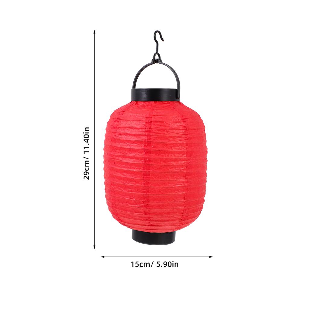 1pc Folding Lantern With Light Decorative Paper Hanging Lamp For Party Wedding Baby Shower Diy Design Festival Home Decor