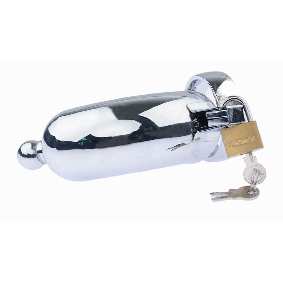 Zakrzywione urządzenie do męskiej czystości ze stali nierdzewnej z cewnikiem metalowa klatka na penisa pierścienie na penisa rękaw na penisa BDMS zabawki erotyczne dla mężczyzn gejów