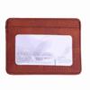 Porte-cartes de crédit Portefeuille en cuir Motif Litchi Mode Unisexe Porte-monnaie