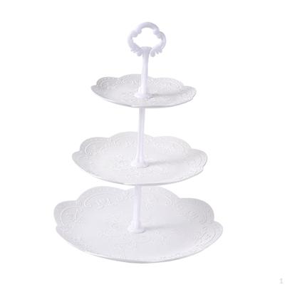 3 Tier Serving Tray Cupcake Stand Multipurpose Fruits Snack Cookie Rack for