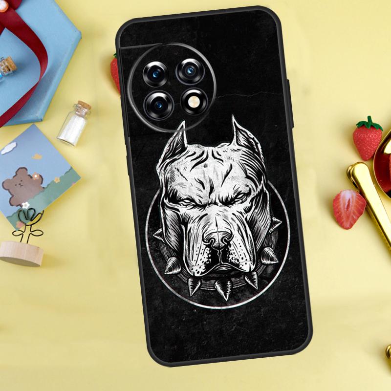 Pit Bull Lovely Dog Pitbull Case For OnePlus 15 13 13R 13T 12 12R 11 10 9 10R 10T 8T Nord 5 CE 4 2 3 Lite N20 N30 Cover