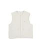Iey Cross Quilting Vest Ivory