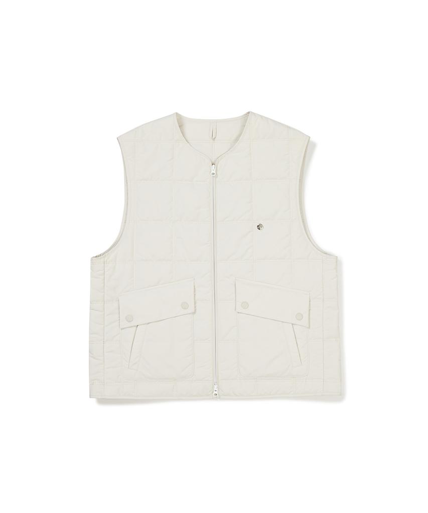 Iey Cross Quilting Vest Ivory