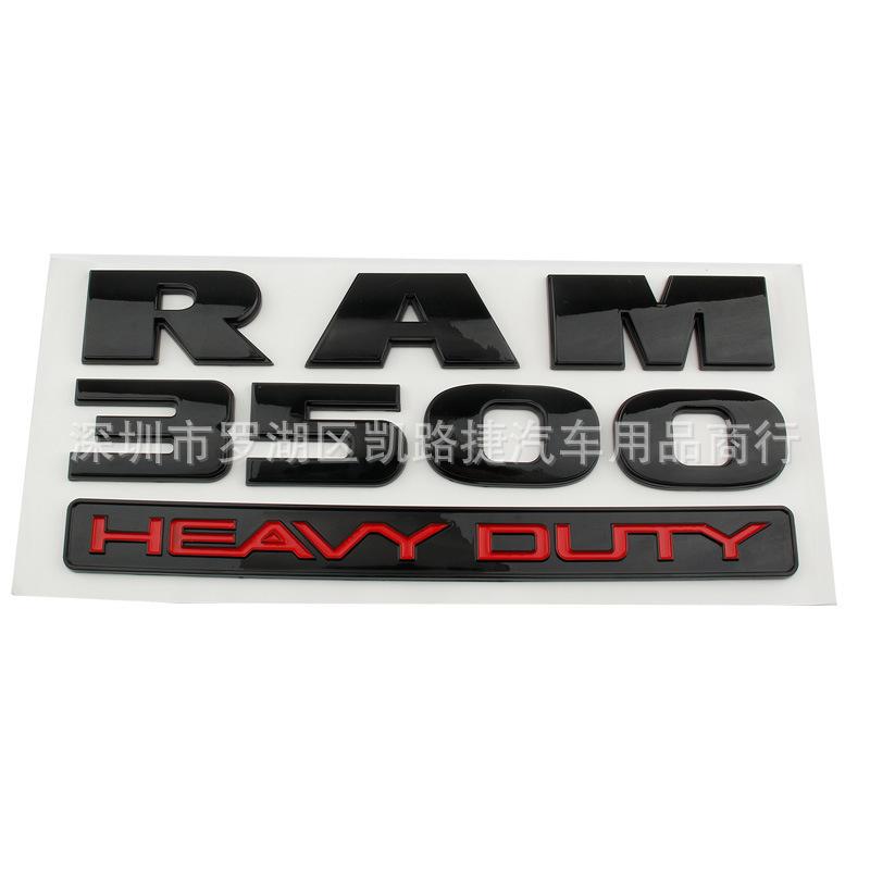 Suitable for RAM 2500 HEAVY DUTY Car Label ABS Pickup Label RAM Door Label