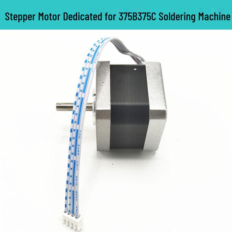 375B375C Soldering Machine with 42 Stepper Motor and Electric Soldering Iron, 42x42mm Solder Feed Motor.