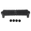 Roller Muscle Relaxation Support Foam Roller Triangle Design for Deep Tissue Relax Durable PVC Material Black